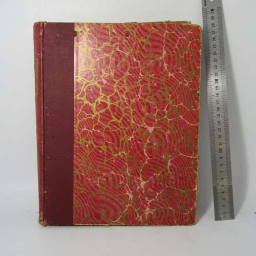 1896 Bound volume of Punch magazine - some damage