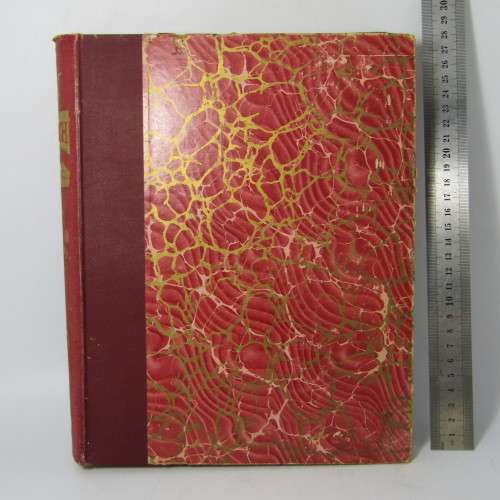 1891 Bound volume of Punch magazine - some damage