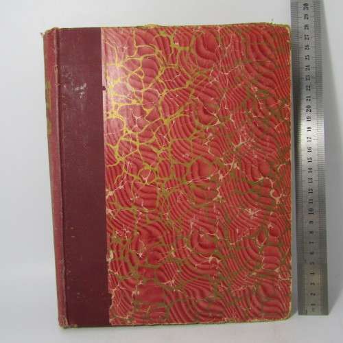 1895 Bound volume of Punch magazine - some damage