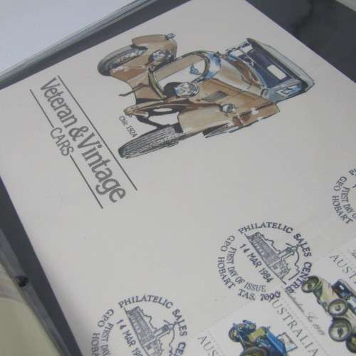 Ledger album with 157 Australia First Day Covers