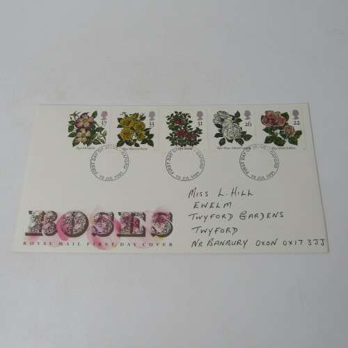 Lot of 3 Great Britain First Day Covers with flowers