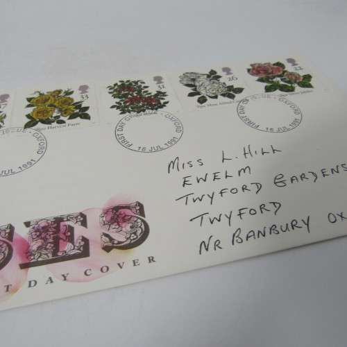 Lot of 3 Great Britain First Day Covers with flowers