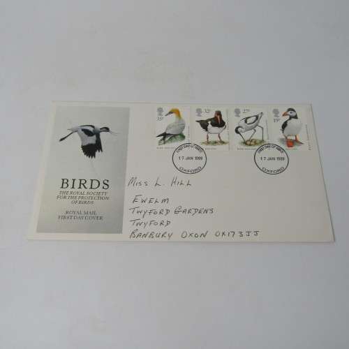 Lot of 4 Great Britain First Day Covers with Birds