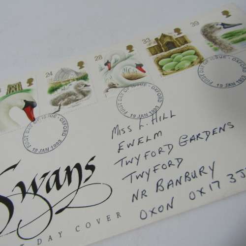 Lot of 4 Great Britain First Day Covers with Birds