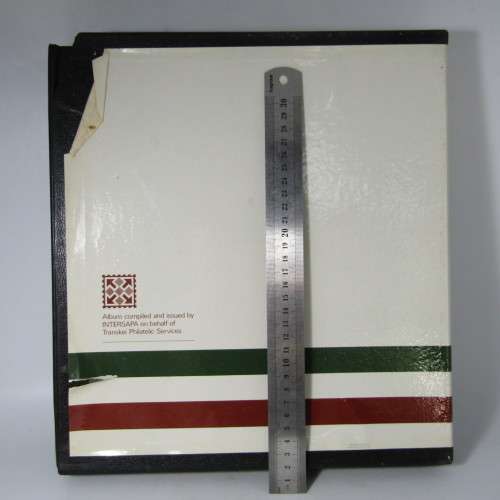 Transkei Slide-in pre printed stamp album with first lot of mint stamps
