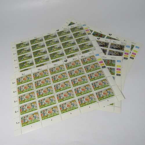 South Africa SACC 778-783 Sport 24 July 1992 set of 6 full pages of mint stamps