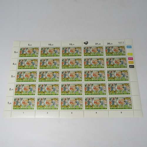 South Africa SACC 778-783 Sport 24 July 1992 set of 6 full pages of mint stamps