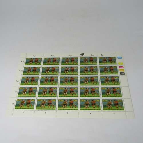 South Africa SACC 778-783 Sport 24 July 1992 set of 6 full pages of mint stamps