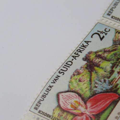 SACC 223 South Africa March 1963 Kirstenbosch Botanical gardens anniversary 2 1/2 cent stamps