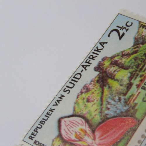 SACC 223 South Africa March 1963 Kirstenbosch Botanical gardens anniversary 2 1/2 cent stamps