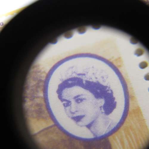 Rhodesia 1d Buffalo stamps - Single, normal stamp - block of 4, misformed face - Booklet, misformed