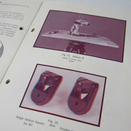 Carl Zeiss Surveying instruments booklet with 3D viewing glasses