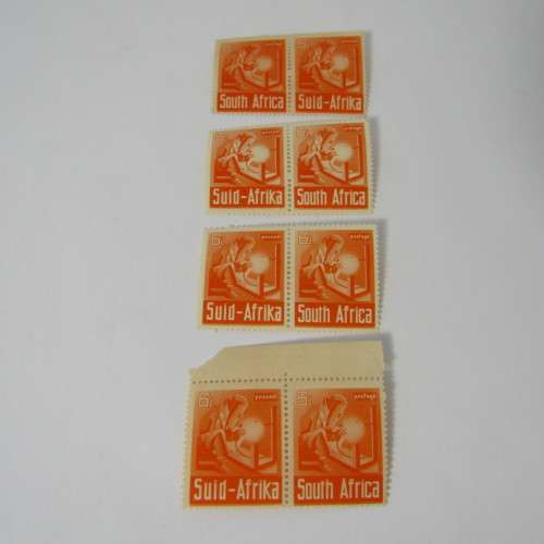South Africa SACC 92 - welder 4 pairs with variations - uncirculated