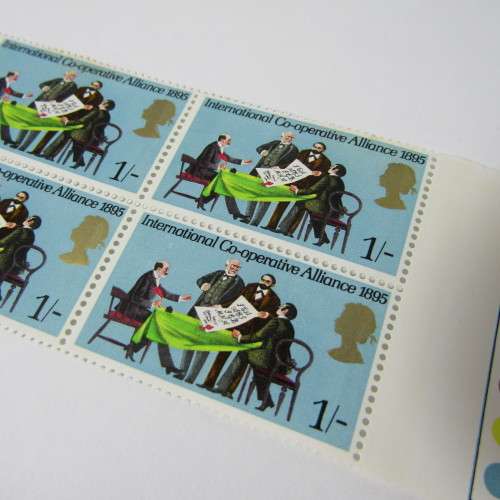 Great Britain 1970 (April 1) General Anniversaries set of stamps in blocks of 6 with errors