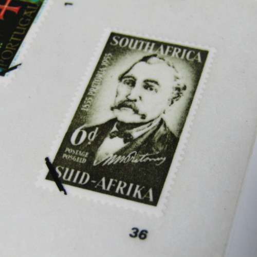 Lot of 30 Letraset stamps - 6 different types - South Africa
