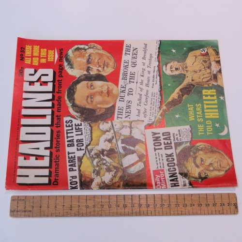 December 1975 Headlines magazine Paret battles for life (Boxing)