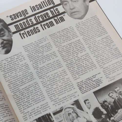 December 1975 Headlines magazine Paret battles for life (Boxing)