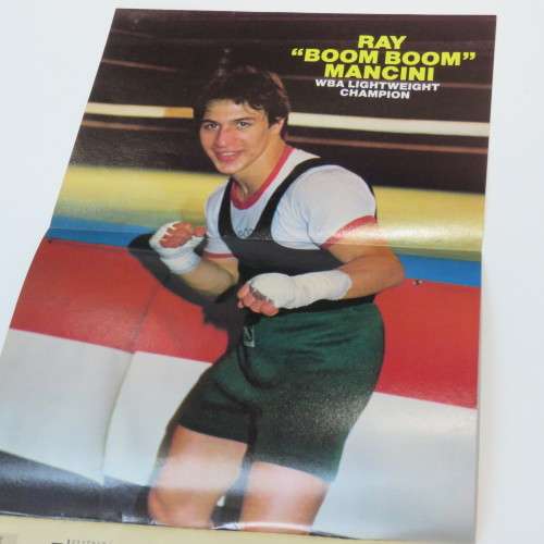 1983 Fight Game boxing magazine with Ray Mancini poster