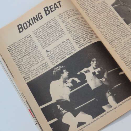 1983 Fight Game boxing magazine with Ray Mancini poster