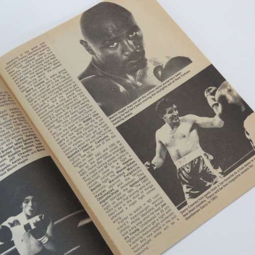 1983 Fight Game boxing magazine with Ray Mancini poster