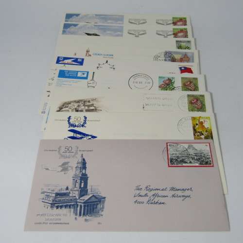 South Africa Lot of 30 aero plane / flight covers