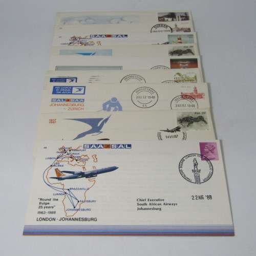 South Africa Lot of 30 aero plane / flight covers