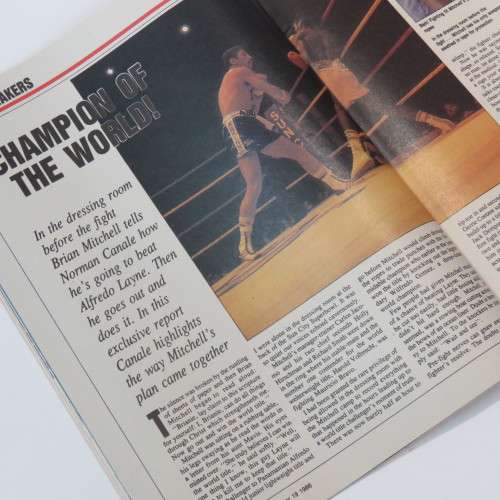 1986 October 19 Sunday Times Magazine - Brian Mitchell - Boxing champ of the world