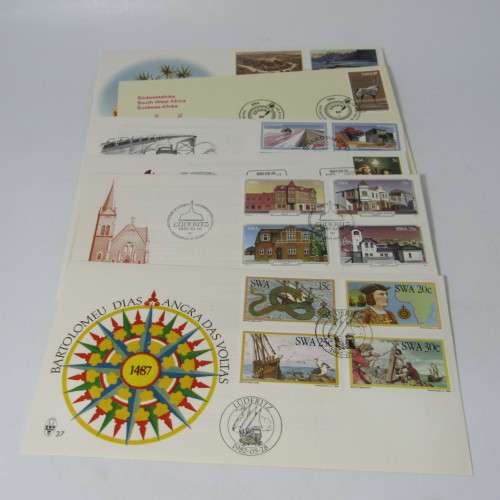 Lot of 41 Southern Africa First Day Covers and other items - early homelands included