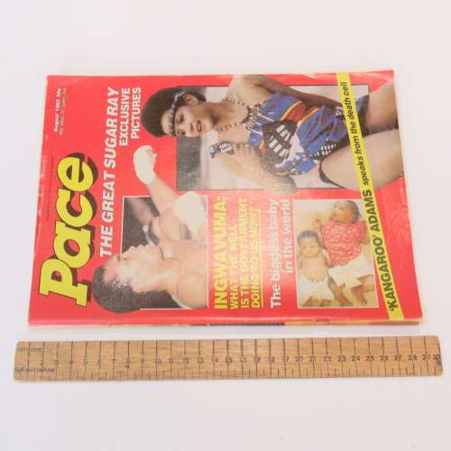 Pace August 1982 Magazine - Boxing Special Sugar Ray