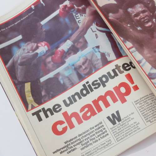 Pace August 1982 Magazine - Boxing Special Sugar Ray