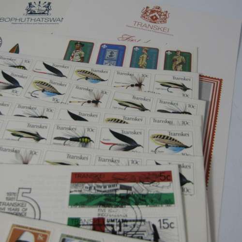 Lot of 48 Southern Africa - First Day Covers and Sheets - also other items
