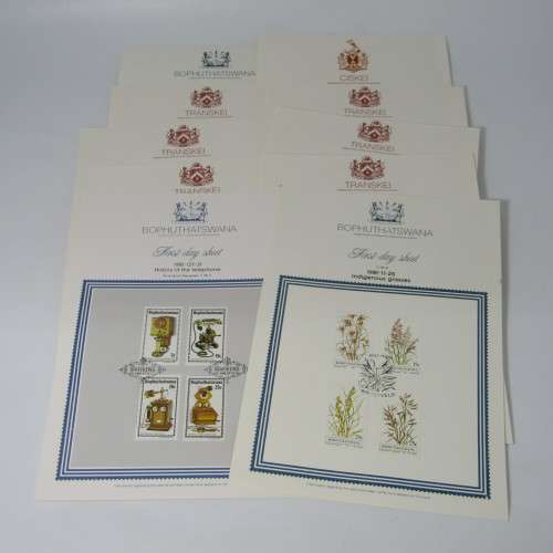 Lot of 48 Southern Africa - First Day Covers and Sheets - also other items