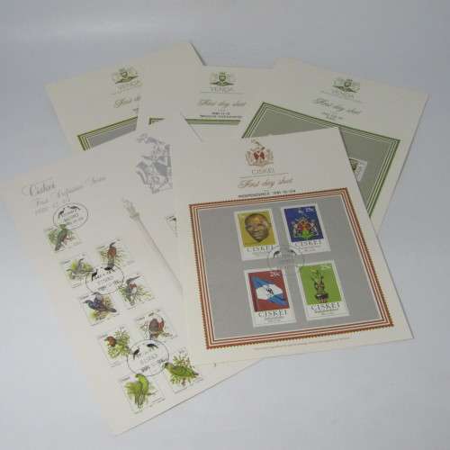 Lot of 48 Southern Africa - First Day Covers and Sheets - also other items