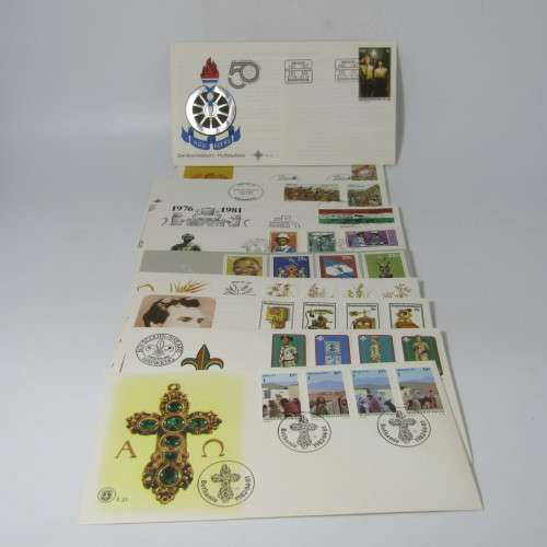 Lot of 38 Southern Africa - First Day Covers and Sheets - also other items (Early homelands)