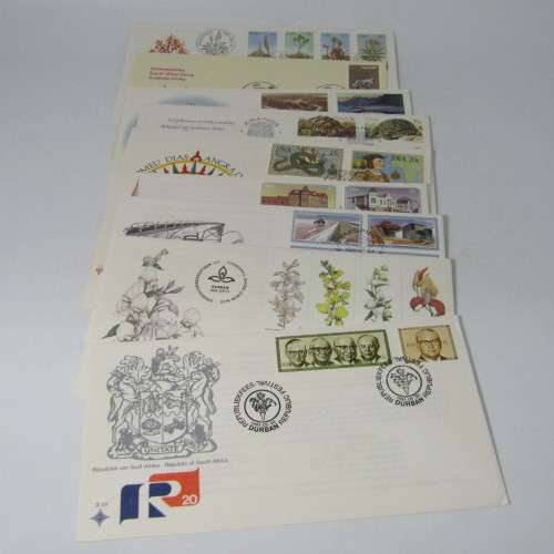 Lot of 38 Southern Africa - First Day Covers and Sheets - also other items (Early homelands)