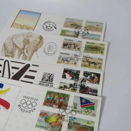 Lot of 25 Namibia First Day Covers including No. 1