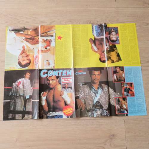John Conteh - Superstar of Seventies - Boxing poster - 83 x 60 cm