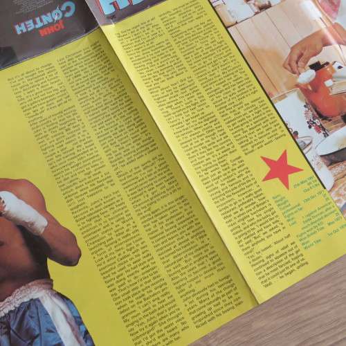 John Conteh - Superstar of Seventies - Boxing poster - 83 x 60 cm