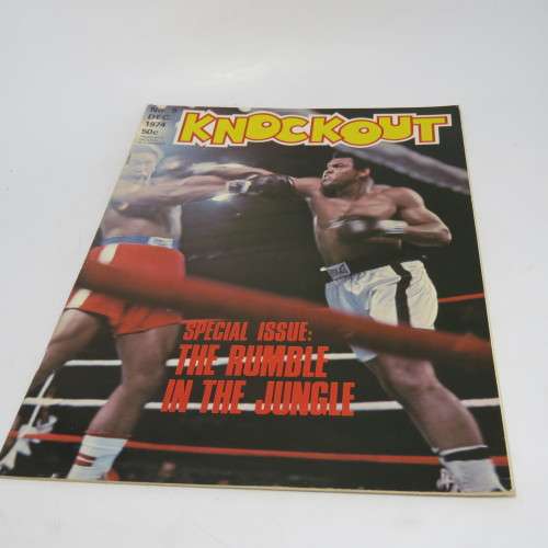 Knockout Magazine - Boxing South Africa - August 74 to December 74 - 5 Magazines