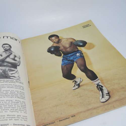 Knockout Magazine - Boxing South Africa - August 74 to December 74 - 5 Magazines