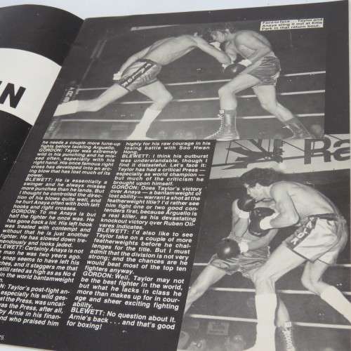 Boxing Magazine - Ringside no 1-4 - Scarce - No 3 with piece missing