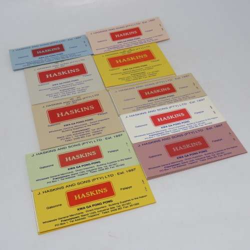 Lot of 10 unused mint booklets with animal stamps 1987