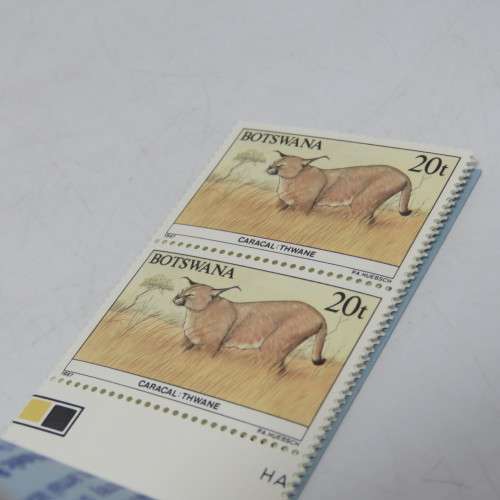 Lot of 10 unused mint booklets with animal stamps 1987