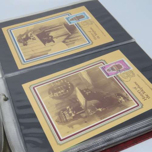 Loose leaf album with 95 Homelands maxi cards