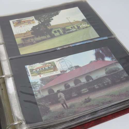 Loose leaf album with 95 Homelands maxi cards