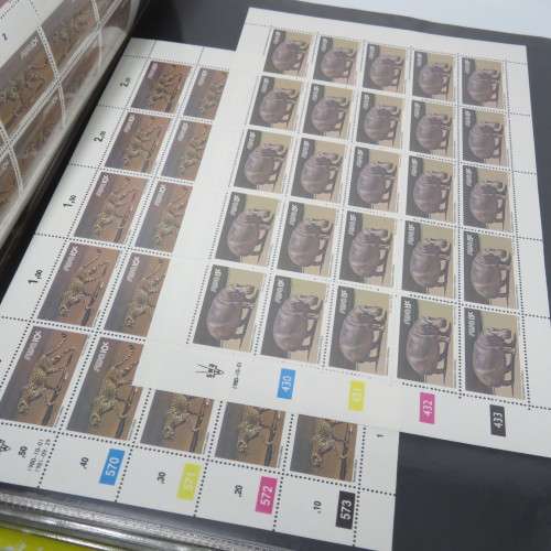 South West Africa - Lot of over 100 full sheets plus a few partial sheets