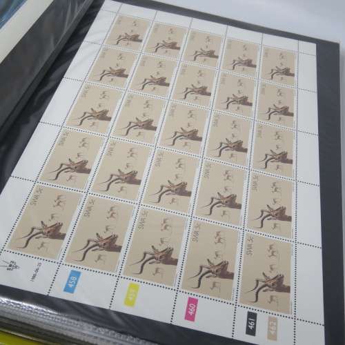 South West Africa - Lot of over 100 full sheets plus a few partial sheets