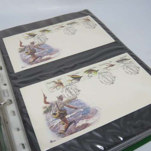 Lot of 52 Transkei and Bophuthatswana first day covers and other postal items in loose leaf file