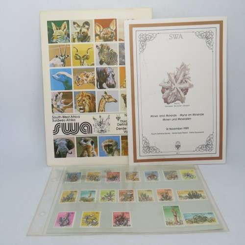 South West Africa 2nd definitive set mint plus 3rd and 4th definitive sets used