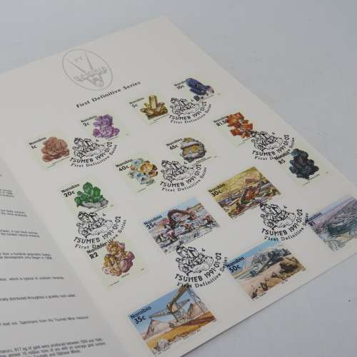 South West Africa and Namibia 1989 and 1991 - Last SWA and First Namibia definitive series sets